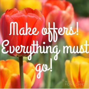 All reasonable offers accepted!